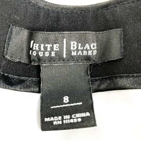 White House Black Market Skirt 8 Floral Career - Picture 5 of 7